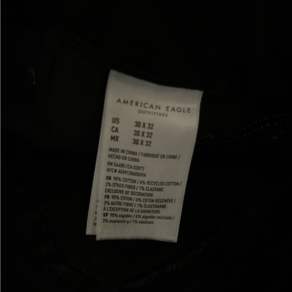 Men’s American eagle black jeans size 30-32 - Picture 5 of 5